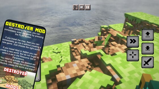 Mod Destroyer для Minecraft PE 7.0. Скриншот 5