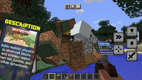 Mod Destroyer для Minecraft PE 7.0. Скриншот 7