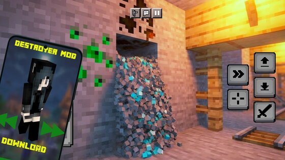 Mod Destroyer для Minecraft PE 7.0. Скриншот 8
