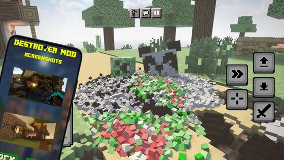 Mod Destroyer для Minecraft PE 7.0. Скриншот 9