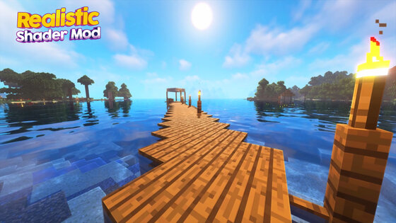 Realistic Shader Mod Minecraft 1.9.85. Скриншот 6