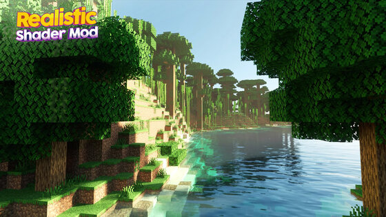 Realistic Shader Mod Minecraft 1.9.85. Скриншот 16