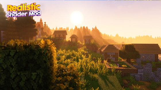 Realistic Shader Mod Minecraft 1.9.85. Скриншот 24
