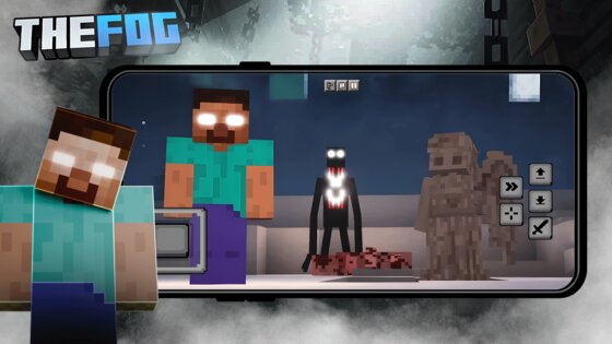 Mod Creatures of the Fog MCPE 4.0. Скриншот 10
