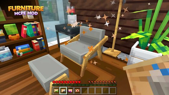 Furniture Mod For Minecraft 2.6.4. Скриншот 5