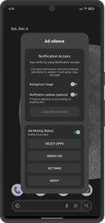 Ad-silence 0.8.0. Скриншот 2