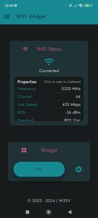 WiFi Widget 1.8.2. Скриншот 1