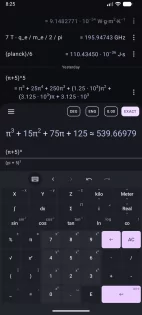 Qalculate! 0.2.1. Скриншот 2