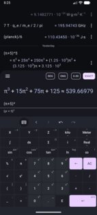 Qalculate! 0.2.3. Скриншот 2