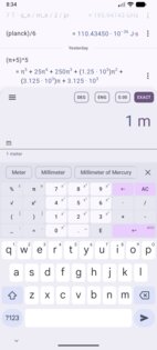Qalculate! 0.2.1. Скриншот 3
