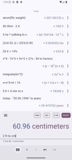Qalculate! 0.2.1. Скриншот 4