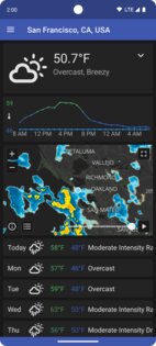 QuickWeather 2.8.7. Скриншот 1
