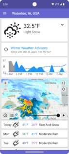 QuickWeather 2.8.7. Скриншот 2