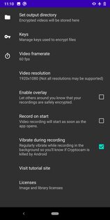 Cryptocam 2.4.0. Скриншот 4