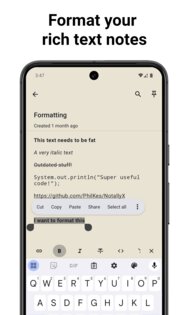 NotallyX 7.11.2. Скриншот 3