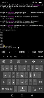 TermuC 0.2.4. Скриншот 4