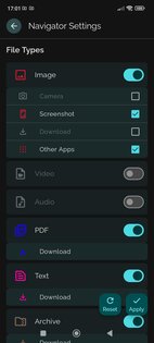 File Navigator 0.3.6. Скриншот 2