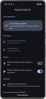 Keep Screen On 1.28.0. Скриншот 5