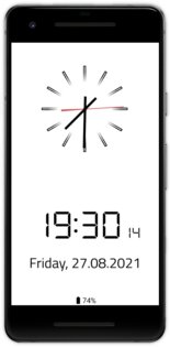Clock Screensaver 2.2. Скриншот 3