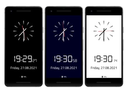 Clock Screensaver 2.2. Скриншот 4