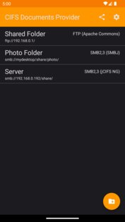 CIFS Documents Provider 2.4.0. Скриншот 1