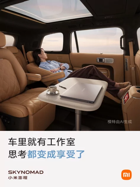 Xiaomi показала кузов и салон гибридного внедорожника Sky Nomad N90