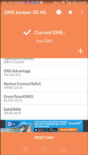 DNS Jumper UnBlock Web — No Root. Скриншот 1