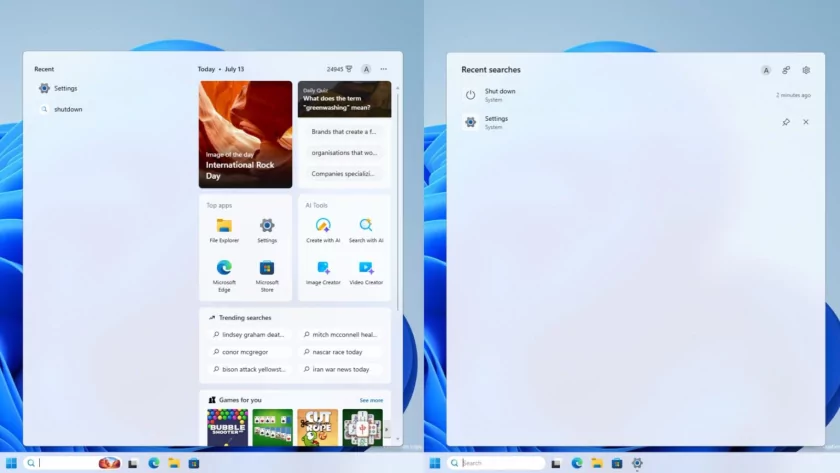 Microsoft избавила поиск Windows 11 от раздражающего контента