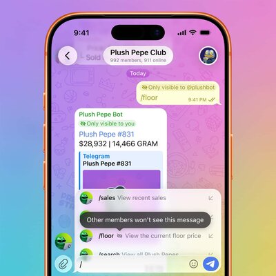 В Telegram появилось расширенное форматирование, сообщества и исчезающие сообщения для ботов