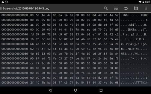 HEX Editor 2.8.3. Скриншот 6