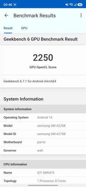 Работа над ошибками удалась: обзор Galaxy A27 5G — обошел даже старшую модель — Производительность и тесты. 5