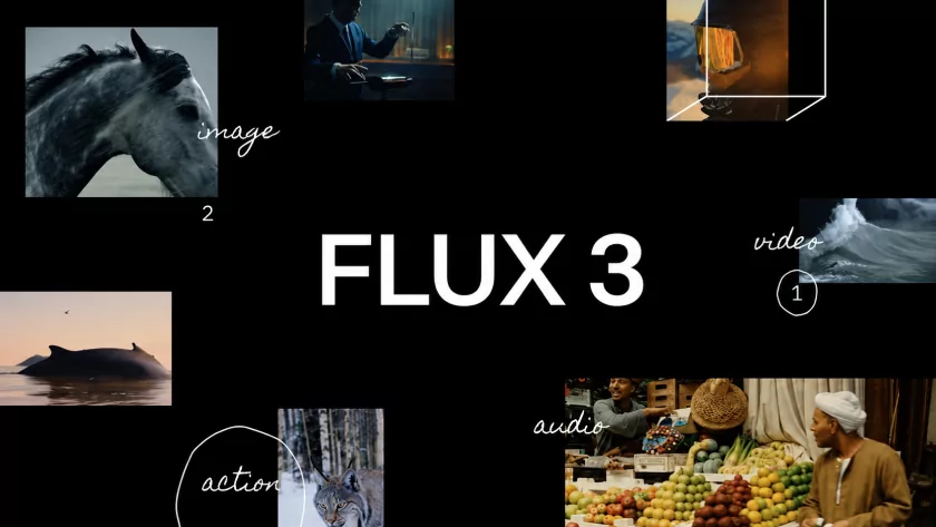 Представлена ИИ-модель Flux-3: одновременно работает с изображениями, видео и аудио