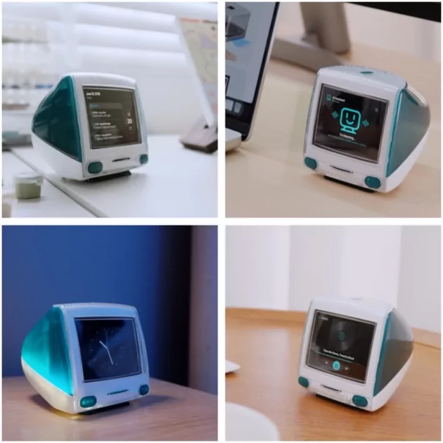 Компания RayCue создала ИИ-будильник и колонку в виде компьютера Apple iMac G3 из 1998 года