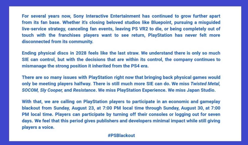 Геймеры объявили бойкот PlayStation: призывают не играть и даже не включать консоль