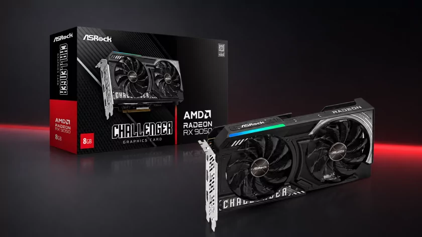 ASRock показала Radeon RX 9050 Challenger: младшая видеокарта RDNA 4 с 8 ГБ памяти