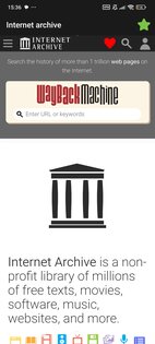 Internet Archive. Скриншот 1
