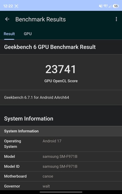 Складной смартфон в совершенно новом форм-факторе: обзор Samsung Galaxy Z Fold8 — Производительность и тесты. 7
