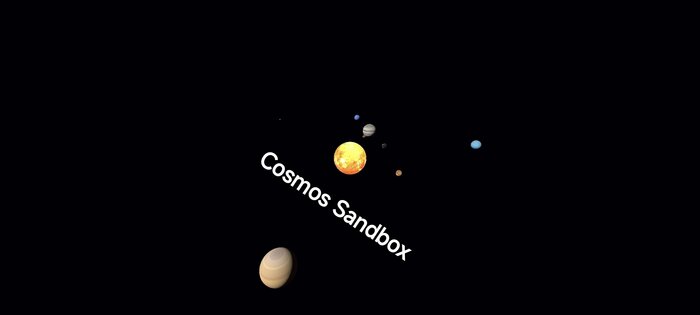 Cosmos Sandbox Alpha 2. Скриншот 1