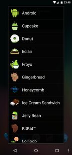 Waving droid Widget. Скриншот 1