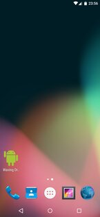 Waving droid Widget. Скриншот 3