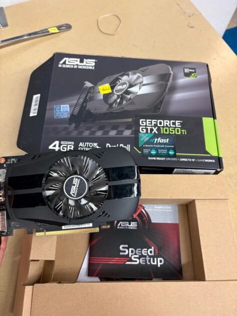 Пользователю удалось купить видеокарту GeForce GTX 1050 Ti всего за 2 доллара, и она исправна