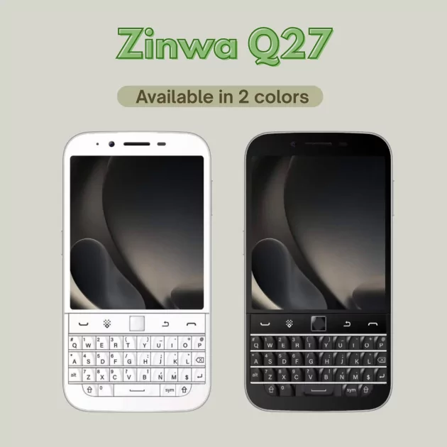 Стартовали предварительные заказы на Zinwa Q27 — телефон, похожий на BlackBerry
