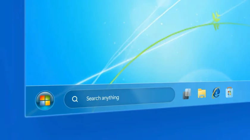 В сети показали концепт Windows 7 Remastered с элементами Fluent Design и ИИ-поиском