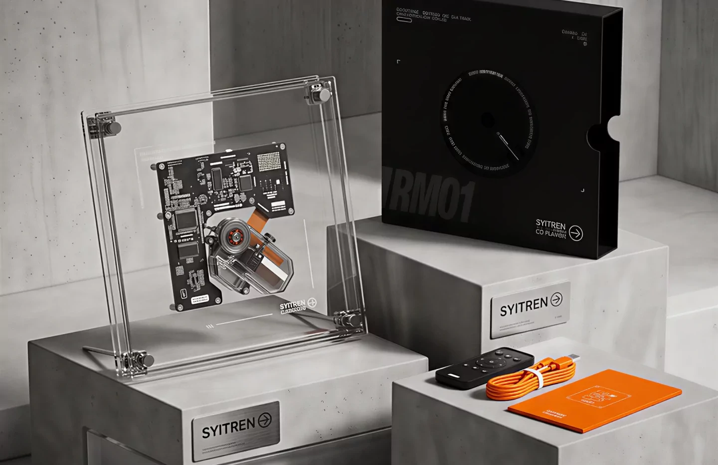 SYITREN Launches RM1 See-Through CD Player on Kickstarter