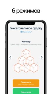 Гексагональное судоку. Скриншот 3