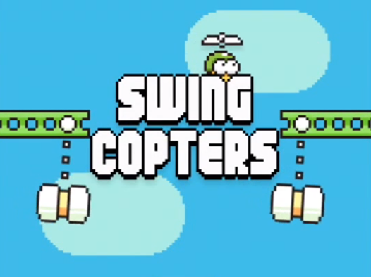 Новая игра Swing Copters от создателя Flappy Bird доступна для Android и iOS