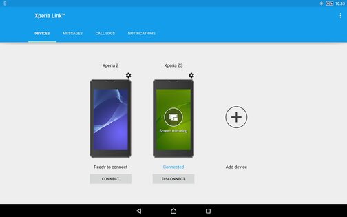 Xperia Link. Скриншот 3