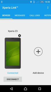 Xperia Link. Скриншот 5