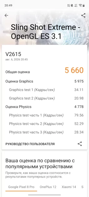 До двух дней автономности, 120 Гц и классная камера: обзор vivo V70 Lite 5G — Производительность и тесты. 12