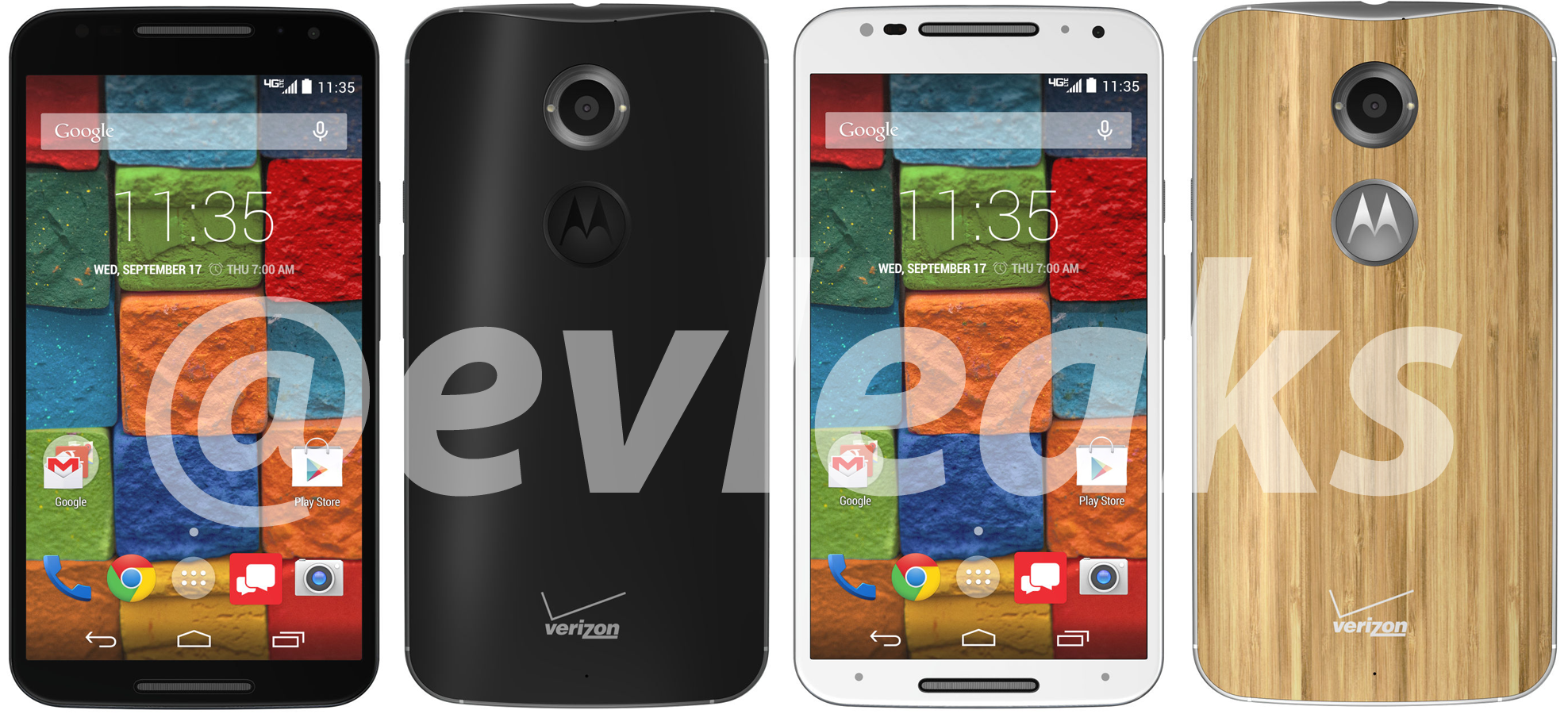 Предполагаемые изображения Moto X+1 от @evleaks: "Мой прощальный подарок перед уходом на пенсию."